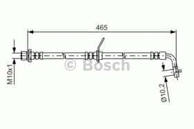 Тормозной шланг Bosch 1 987 481 612