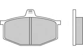 Гальмівні колодки E.T.F. 12-0124