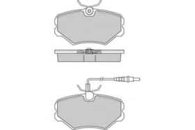 Гальмівні колодки E.T.F. 12-0670
