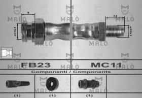 Тормозной шланг Malò 80183