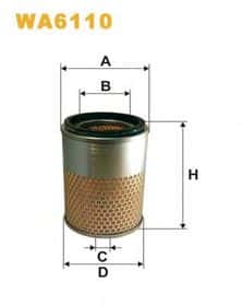 Повітряний фільтр WIX Filters WA6110