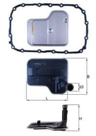 Фільтр АКПП Mahle hx240d