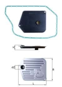 Фильтр АКПП Mahle hx268d