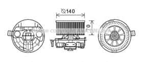 Вентилятор салона Prasco RT8574