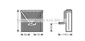Испаритель кондиционера Prasco SAV011