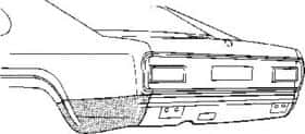 Крило заднє Van Wezel 1851.34