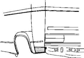 Крыло заднее Van Wezel 5870133