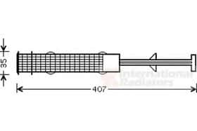 Осушитель кондиционера Van Wezel 0600D270