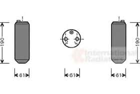 Осушитель кондиционера Van Wezel 5900D108