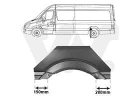 Крыло заднее Van Wezel 3077145