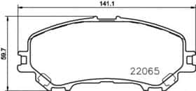 Тормозные колодки Textar 2206501