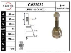 ШРУС EAI CV22032K