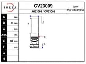 ШРУС EAI CV23009K