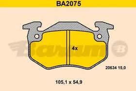Гальмівні колодки Barum BA2075