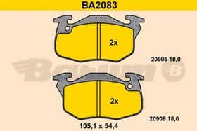 Гальмівні колодки Barum BA2083