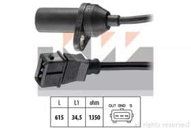 Датчик положения коленвала KW 453053