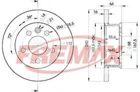 Тормозной диск Fremax BD-3013