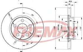 Тормозной диск Fremax BD-4683