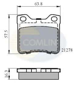 Гальмівні колодки Comline CBP01060