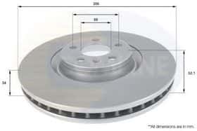 Тормозной диск Comline ADC2603V