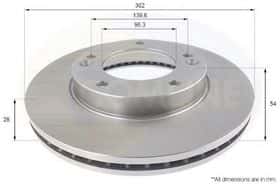 Тормозной диск Comline ADC2418V