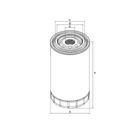 Масляный фильтр Sampiyon Filtre cs1571