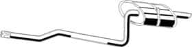 Глушитель выхлопных газов конечный