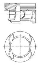 Поршень двигателя