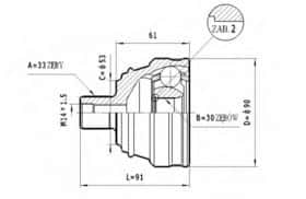 ШРУС Statim C.337