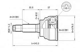ШРУС Statim C.462
