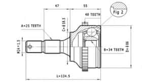 ШРУС Statim C.104
