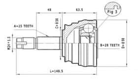 ШРУС Statim C.164