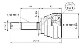ШРУС Statim C.623