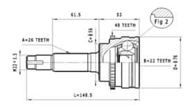ШРУС Statim C.582