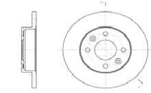 Гальмівний диск Automotor France adc4705