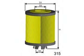 Масляный фильтр Misfat L115