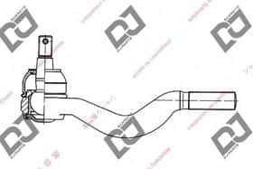 Наконечник кермової тяги DJ Parts DE1045