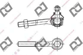 Наконечник кермової тяги DJ Parts DE1031