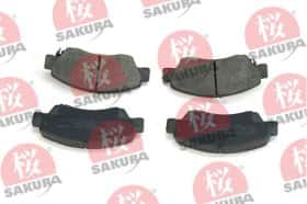 Гальмівні колодки Sakura 600-40-6696