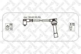Комплект дротів запалювання Stellox 10-38459-SX