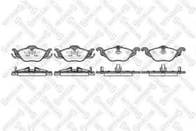 Тормозные колодки Stellox 695 002B-SX