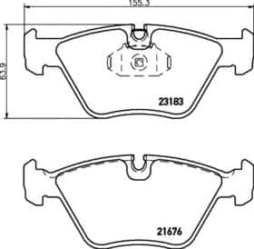Тормозные колодки Hella Pagid 8DB 355 009-001