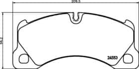 Гальмівні колодки Hella Pagid 8DB 355 014-151