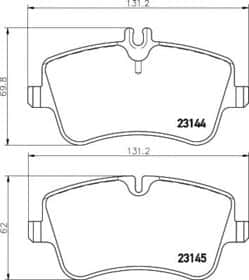 Гальмівні колодки Hella Pagid 8DB 355 018-351