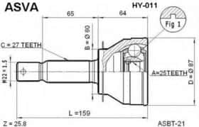 ШРУС Asva HY-011