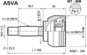 ШРУС Asva MT-808