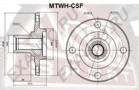 Ступица колеса Asva MTWH-CSF