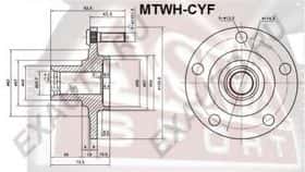 Ступица колеса Asva MTWH-CYF