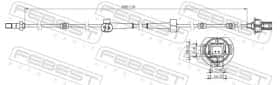 Датчик ABS Febest 03606009
