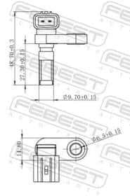 Датчик ABS Febest 01606001